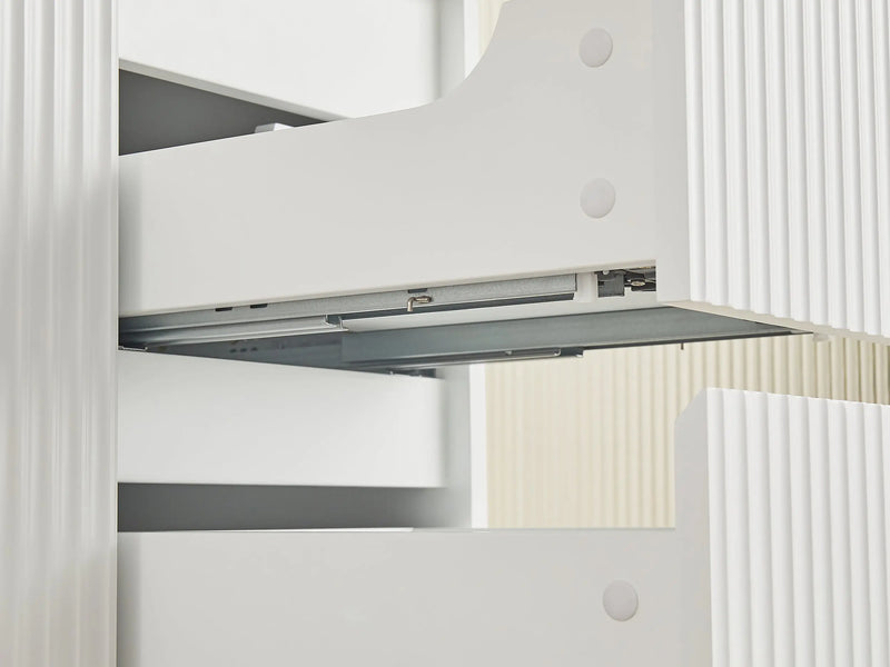 Crete Modern Wall Hung Vanity Matte White LK-MC74RW-MW