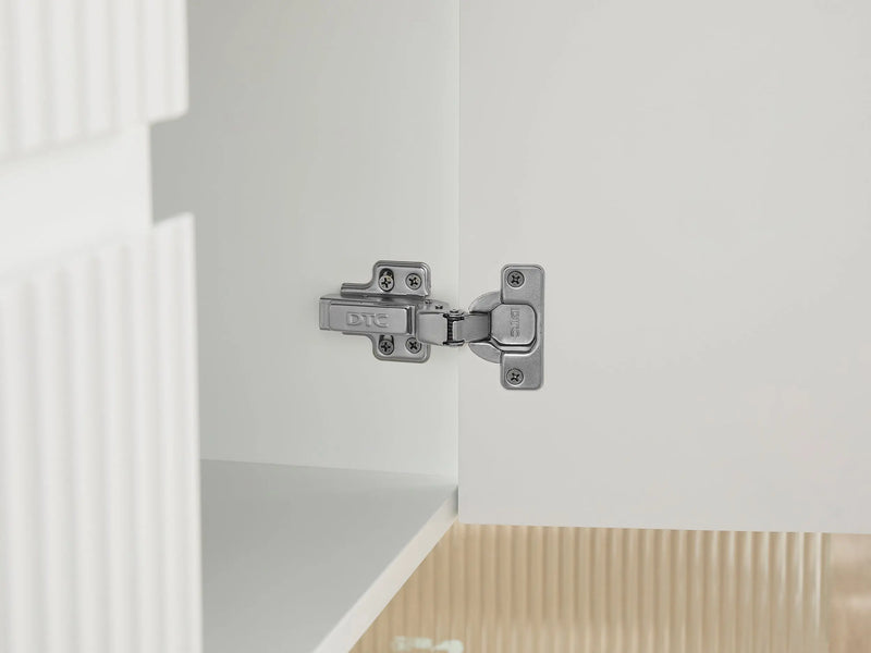 Crete Modern Wall Hung Vanity Matte White LK-MC74LW-MW