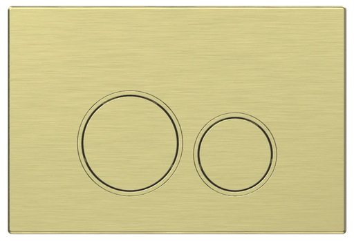 Mercio Sigma Round Flush Plate – Brushed Gold mercioaustralia