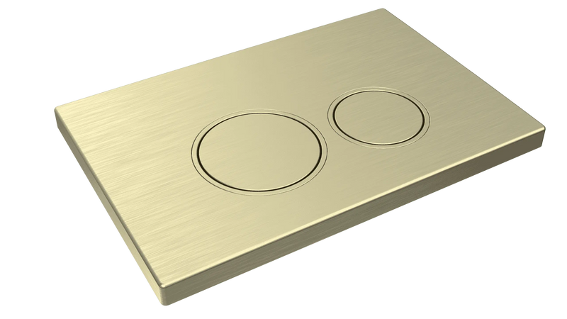 Mercio Sigma Round Flush Plate – Brushed Gold mercioaustralia