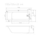 Mira Insert & Island Bathtub - Gloss White mercioaustralia