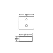 Mini 33 Compact Wall-Hung Basin mercioaustralia