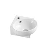 Mini 39 Compact Wall-Hung Corner Basin mercioaustralia