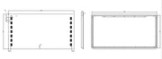 RIVA S1 FRAMELESS FRONTLIT RECTANGLE LED MIRROR 3 COLOUR LIGHTS 1500X900MM - FIL Kitchen Bathroom