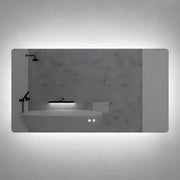 RIVA S5 FRAMELESS RECTANGLE LED MIRROR 3 COLOUR LIGHTS BACKLIT WITH DEFOGGING FUNCTION 1500X800MM - FIL Kitchen Bathroom