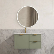 Wall Hung PVC Cabinet (Olive Green)600mm/750mm/900mm/1200mm/1500mm POSEIDON