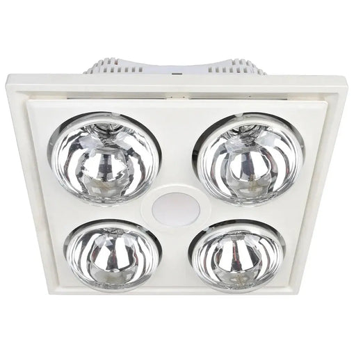 Midas Quattro 3-in-1 Bathroom Heater with Exhaust Fan and LED Light - FIL Kitchen Bathroom
