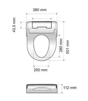 N COLLECTION ULTRA SLIM BIDET WITH REMOTE CONTROL GLOSS WHITE FIL Kitchen Bathroom