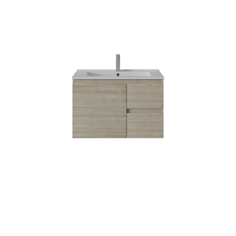 Nordic Wall Hung Vanity (Oak) POSEIDON