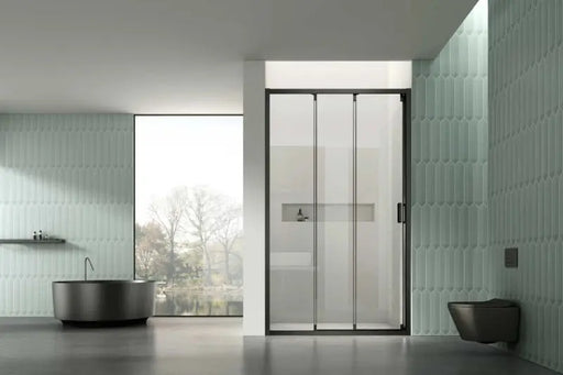 Covey Semi-Frameless Triple Sliding Door Shower Screen 6mm