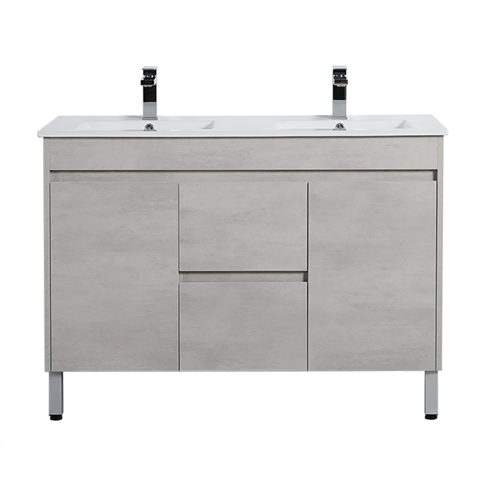 Nova Poly Wood Freestanding Vanity-Concrete Grey (1200mm)