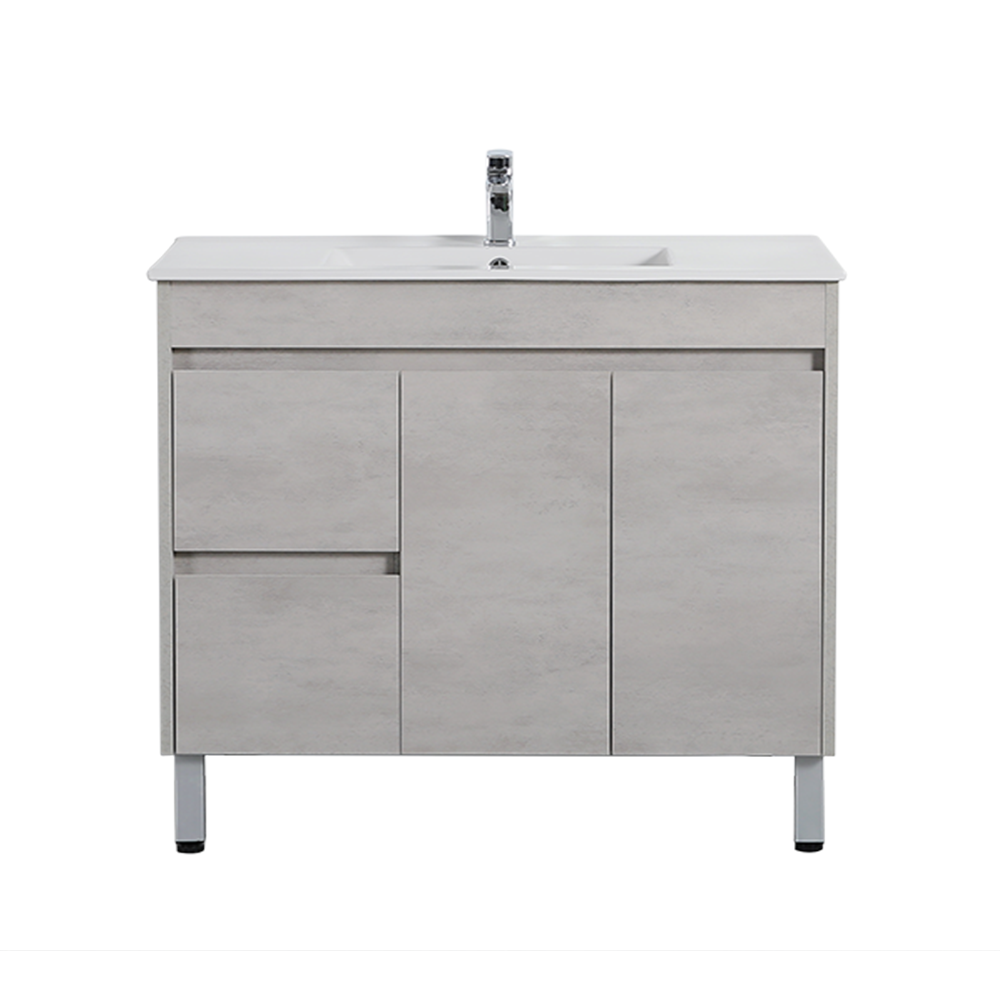 Nova Poly Wood Freestanding Vanity-Concrete Grey (750mm/900mm)