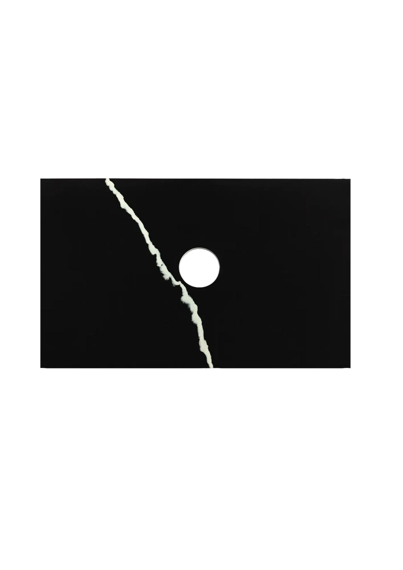 Ceto Nero Marquina Silica-Free Engineer Stone Top (Curve Top) - FIL Kitchen Bathroom