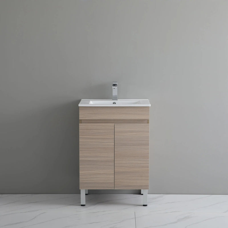 Stella Oak Freestanding Vanity (600mm) - FIL Kitchen Bathroom