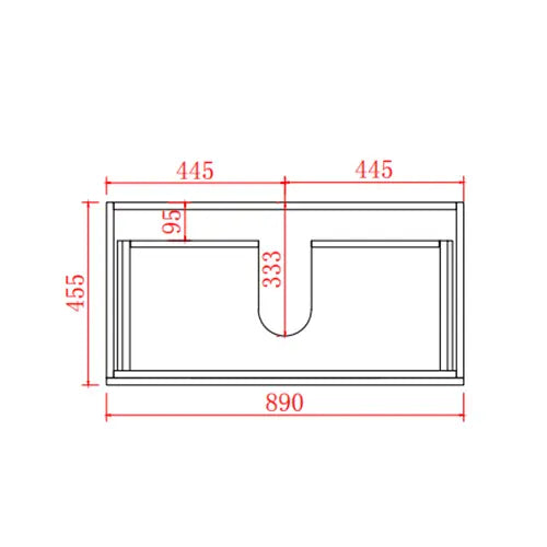 Stella Oak Wall Hung Vanity (600mm/750mm/900mm) - FIL Kitchen Bathroom