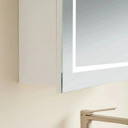 OLIVIA LED MIRROR SHAVING CABINET MATTE BLACK/MATTE WHITE  600X900MM CETO