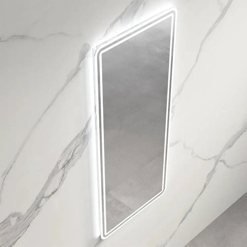 Oasis LED Mirror Frosted Edge 600x30x1400mm - FIL Kitchen Bathroom