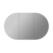 OLIVIA MIRROR SHAVING CABINET MATTE BLACK/MATTE WHITE 800X1500mm CETO