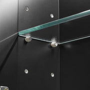 OLIVIA LED MIRROR SHAVING CABINET MATTE WHITE/MATTE BLACK 450X900MM CETO