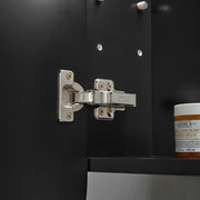 OLIVIA LED MIRROR SHAVING CABINET MATTE WHITE/MATTE BLACK 450X900MM CETO