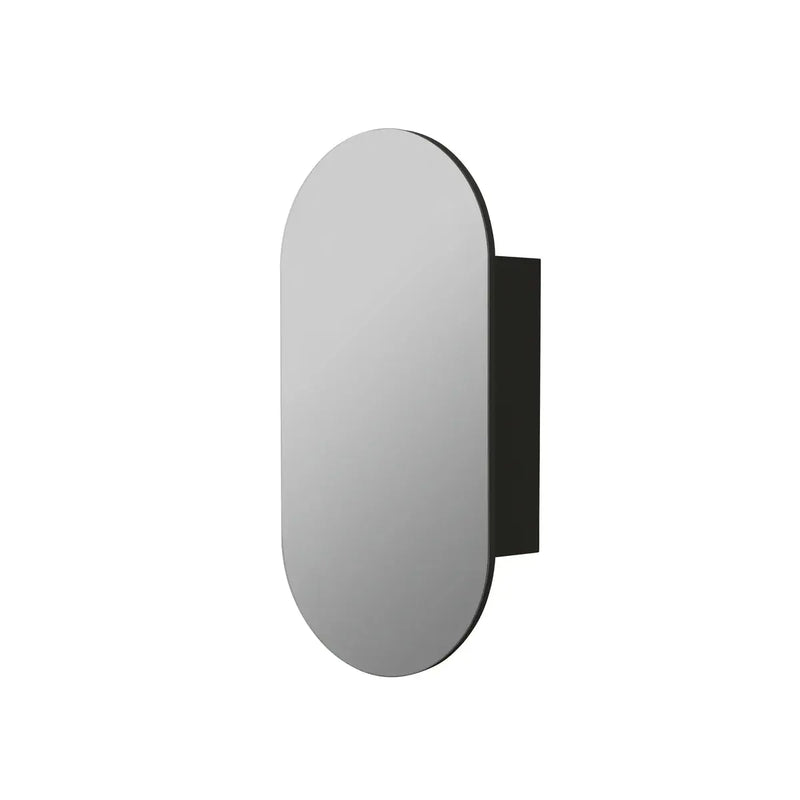 OLIVIA MIRROR SHAVING CABINET MATTE BLACK/ MATTE WHITE 450X900mm CETO