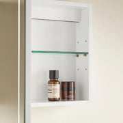 OLIVIA LED MIRROR SHAVING CABINET MATTE WHITE/MATTE BLACK 450X900MM CETO