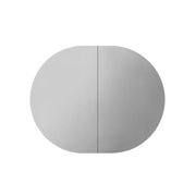OLIVIA  MIRROR SHAVING CABINET MATTE WHITE/MATTE BLACK 600X900MM CETO