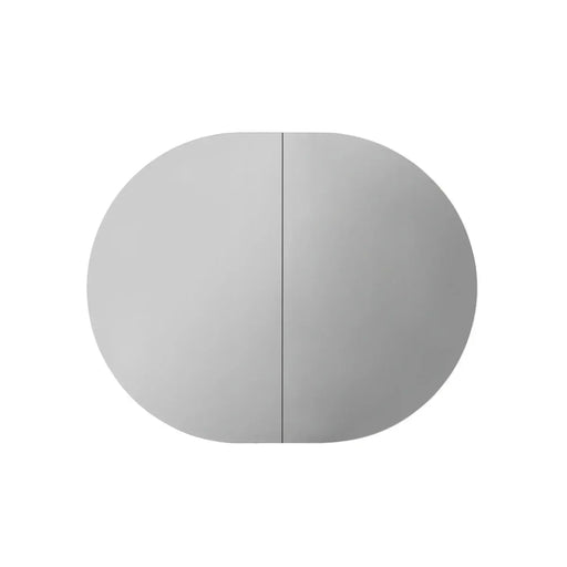 OLIVIA  MIRROR SHAVING CABINET MATTE WHITE/MATTE BLACK 600X900MM CETO