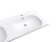 Opal 1200mm Double Bowl Ceramic Top Vanity Basin mercioaustralia