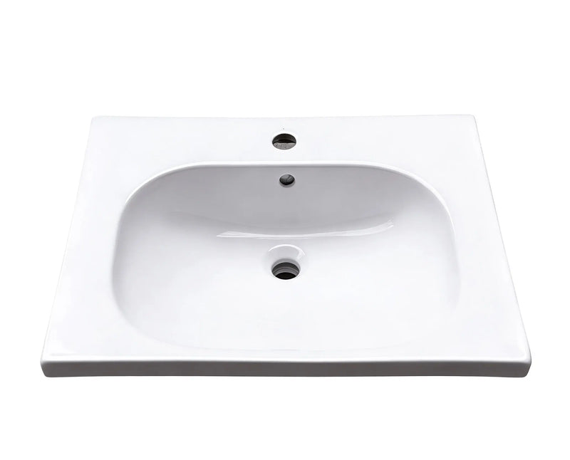 Opal 600mm Ceramic Top Vanity Basin mercioaustralia
