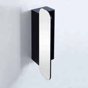 OLIVIA TALL BOY MIRROR SHAVING CABINET MATTE BLACK/MATTE WHITE 1500X400MM CETO