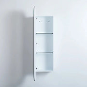 OLIVIA TALL BOY MIRROR SHAVING CABINET MATTE BLACK/MATTE WHITE 1500X400MM CETO