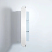 OLIVIA TALL BOY MIRROR SHAVING CABINET MATTE BLACK/MATTE WHITE 1500X400MM CETO