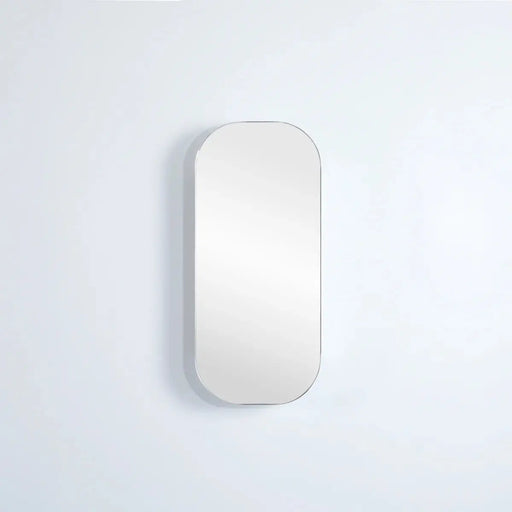 OLIVIA MIRROR SHAVING CABINET MATTE WHITE/MATTE BLACK 400X900MM CETO