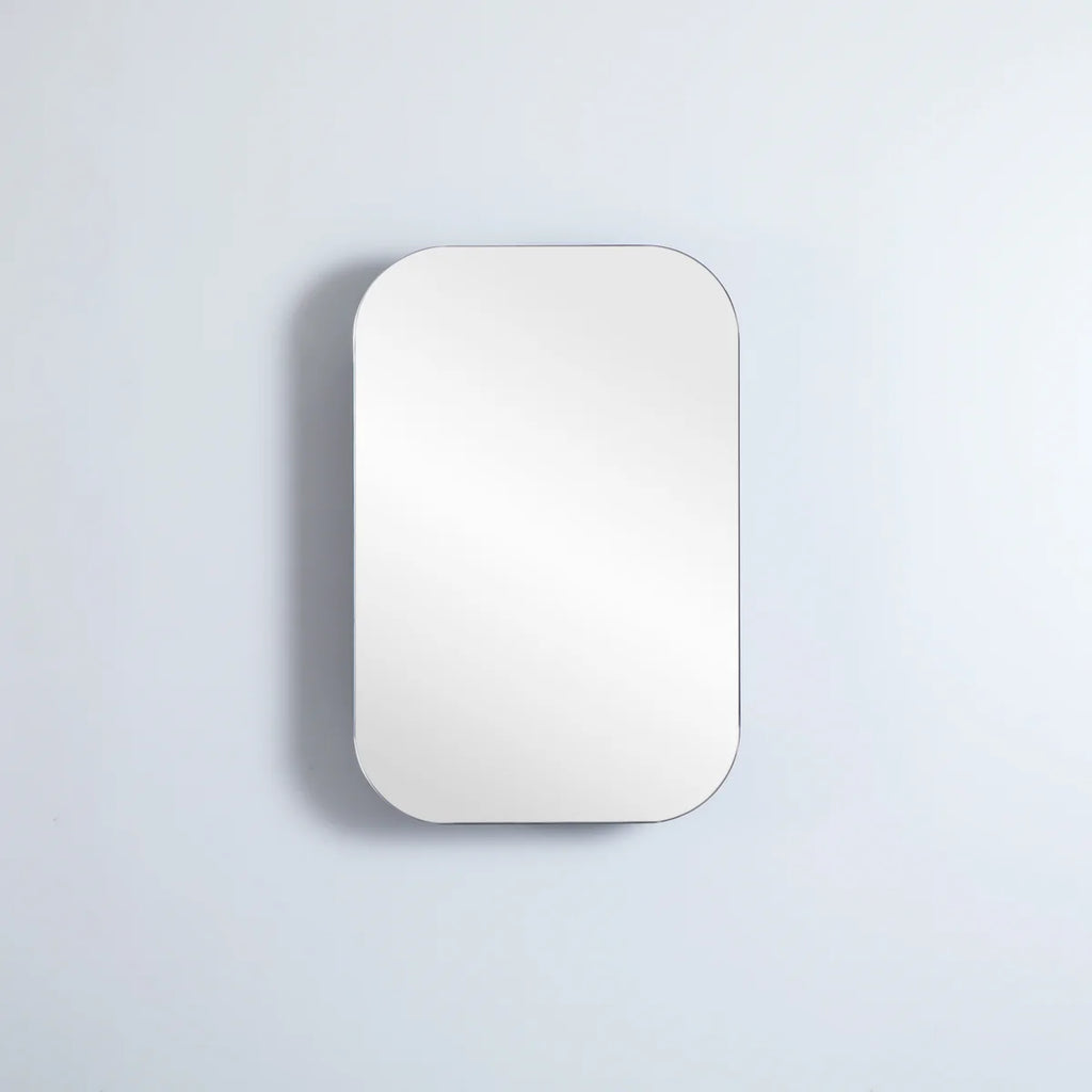 OLIVIA MIRROR SHAVING CABINET MATTE BLACK/MATTE WHITE 600X900mm