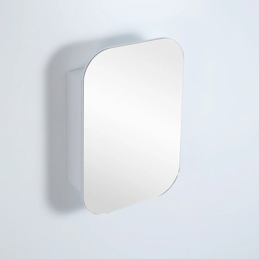 OLIVIA MIRROR SHAVING CABINET MATTE BLACK/MATTE WHITE 600X900mm