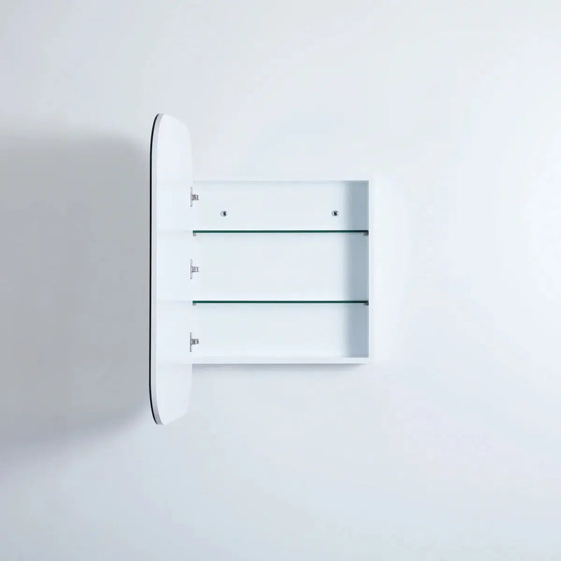 OLIVIA MIRROR SHAVING CABINET MATTE BLACK/MATTE WHITE 600X900mm CETO