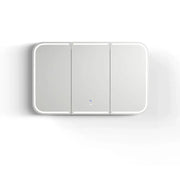 Newport LED Shaving Cabinet Matte White 1200(W)x750(H) - FIL Kitchen Bathroom