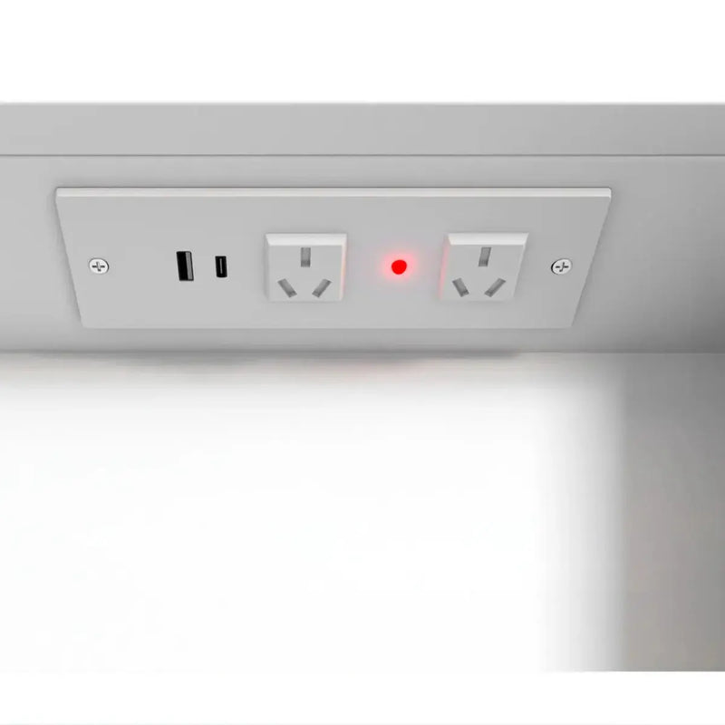 Newport LED Shaving Cabinet Matte White 1200(W)x750(H) - FIL Kitchen Bathroom