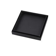 120x120mm Black Tile Insert Drain - FIL Kitchen Bathroom