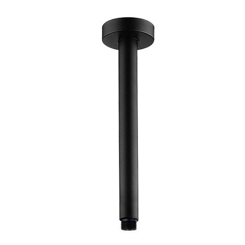 200mm Black Ceiling Shower Arm