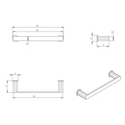 Oskar Towel Bar - FIL Kitchen Bathroom