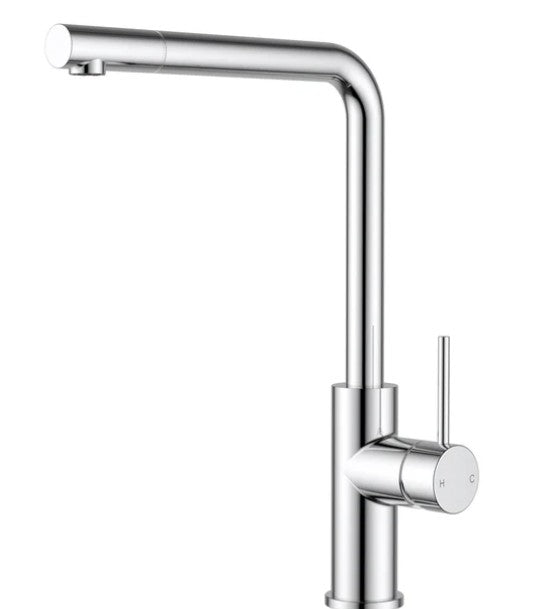 Otus Slimline SS Pull-Out Sink Mixer In Brushed ss304