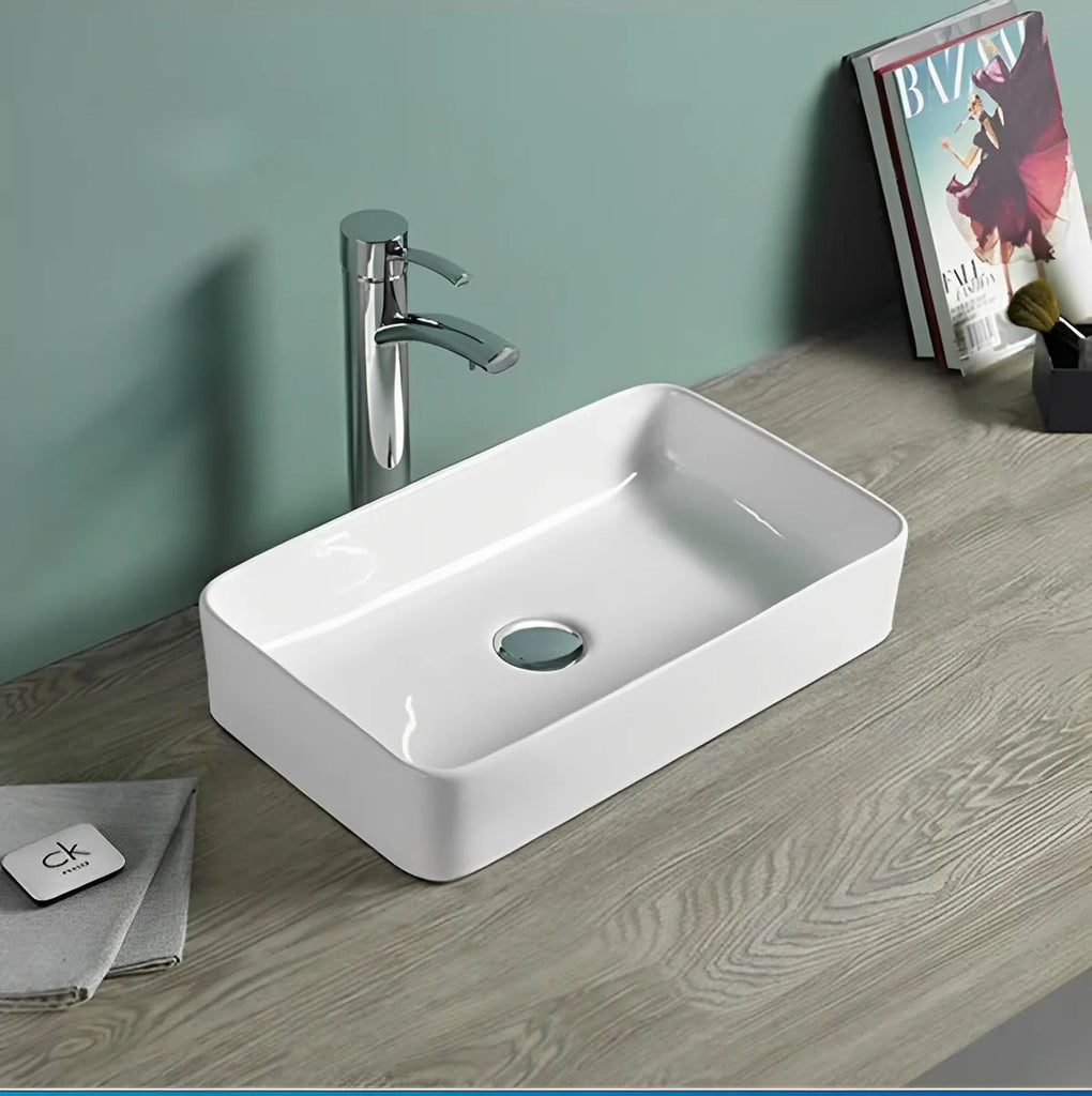 Ultra Slim Wall Hung/Above Gloss White Basin 360*230*120mm