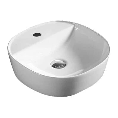 Ultra Slim Wall Hung/Above Basin Gloss White 400*400*120mm