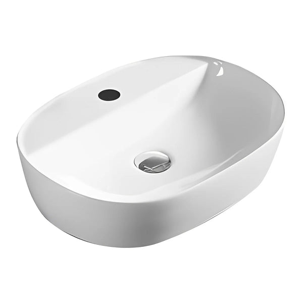 Ultra Slim Wall Hung/Above Counter Basin  Gloss White 500*380*120mm