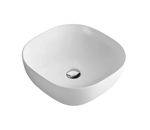 Above Counter Ceramic Basin Gloss White 415*415*145mm - FIL Kitchen Bathroom