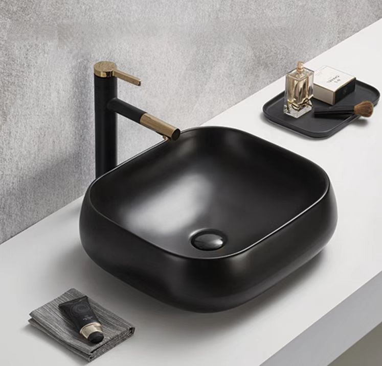 Above Counter Basin Gloss White/Matte White/Matte Black 450*400*145mm