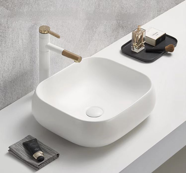 Above Counter Basin Gloss White/Matte White/Matte Black 450*400*145mm