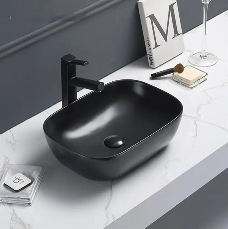 Above Counter Basin Gloss White/Matte White/Matte Black/Black&White 460*320*135mm - FIL Kitchen Bathroom